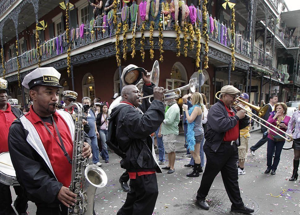 Mardi Gras: Treme Jazz Band