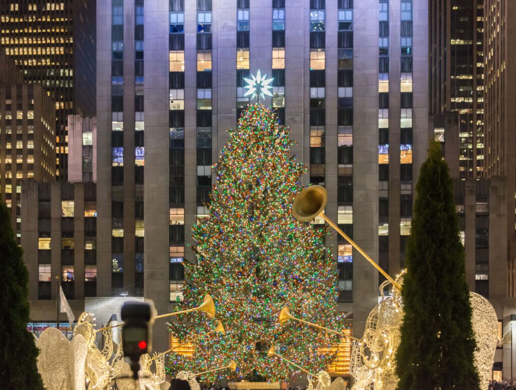 Rockefeller Center accensione albero