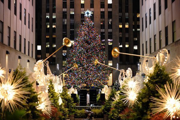 The Rockefeller Center Christmas Tree - New York, NY