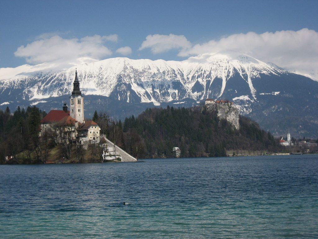 Bled, Bled Island, Bled Castle and Parish Church of St Martin