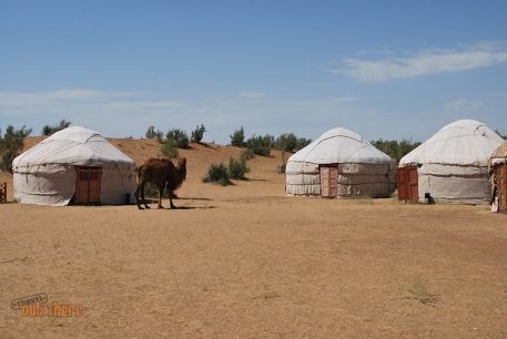Ayaz-Kala yurta camp
