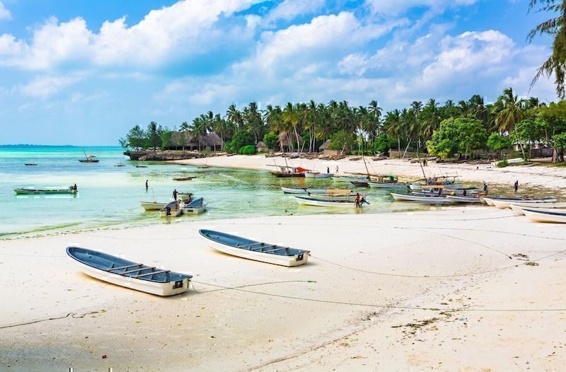 Zanzibar spiaggia