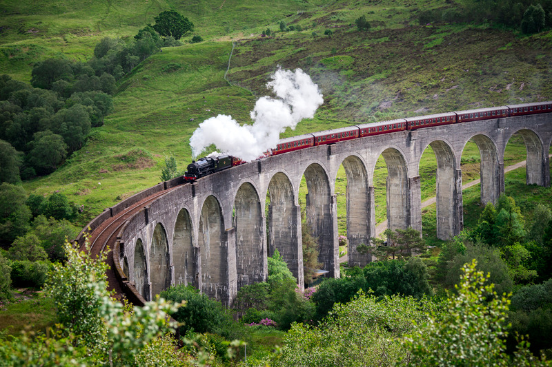 Treno di Harry Potter in Scozia