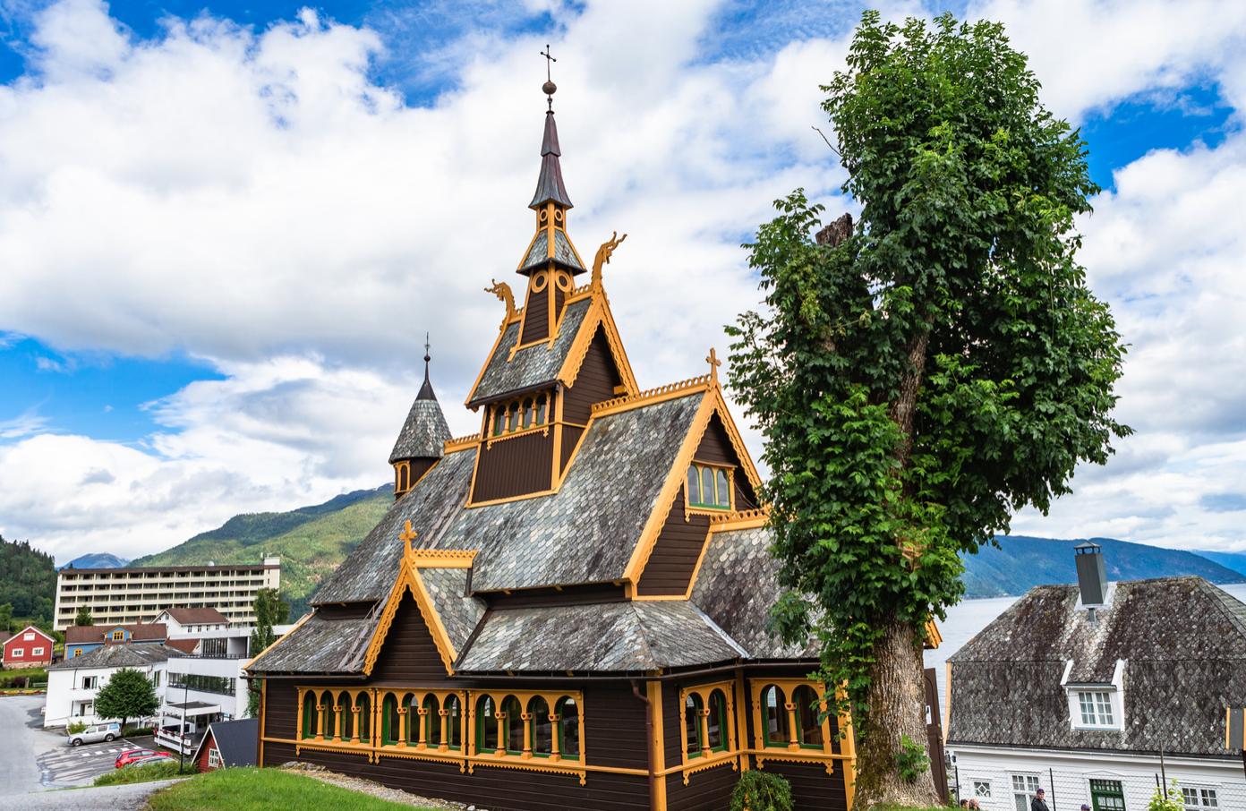Chiesa di Sant’Olav a Balestrand, Norvegia